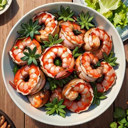 <lora:FoodAssets:1>, Garlic shrimp, buttery, garlic-infused, succulent, (masterpiece:1.2), (best quality, highest quality), (ultra detailed), (8k, 4k, intricate),