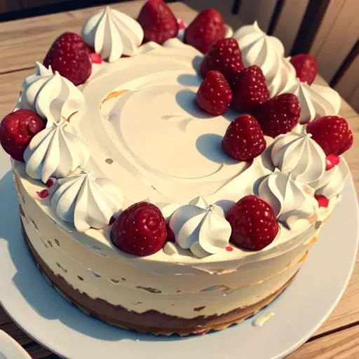 <lora:FoodAssets:1>, Raspberry white chocolate cheesecake, fruity, creamy, decadent, (masterpiece:1.2), (best quality, highest quality), (ultra detailed), (8k, 4k, intricate),