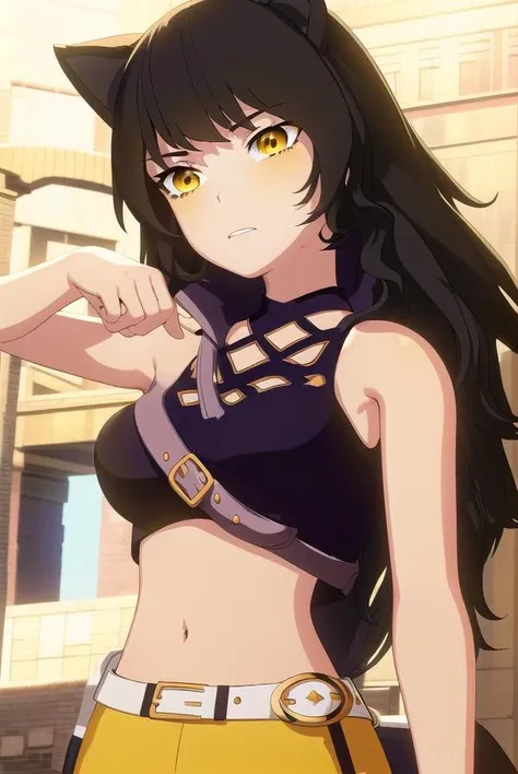 (ishtar \(fate\)), 1girl,solo, cowboy shot, standing, hand on hip, single thighhigh,cleavage, black_hair,((hoodie:1.2)),outdoors,street,
