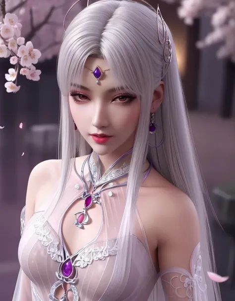 (,1girl, pov,best quality, ) , ((, jewelry, earrings, necklace, looking at viewer,  facing viewer, outdoors, cherry blossoms,  ))    <lora:DA_XiaoYiXianTianDuNv:0.8>
ultra realistic 8k cg, flawless, clean, masterpiece, professional artwork, famous artwork, cinematic lighting, cinematic bloom, perfect face, beautiful face, fantasy, dreamlike, unreal, science fiction, lace, lace trim, lace-trimmed legwear, luxury, jewelry, diamond, gold, pearl, gem, sapphire, ruby, emerald, intricate detail, delicate pattern, charming, alluring, seductive, erotic, enchanting, hair ornament, necklace, earrings, bracelet, armlet,halo,autumn leaves,