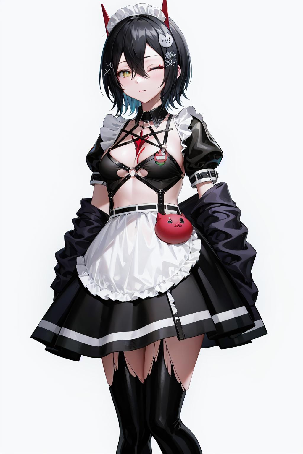 [LoRa] Mayhem Maid Clothes (Hutten) Azur lane Clothing v1.0