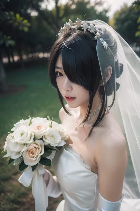 ltra-detailed,highly detailed,best quality,masterpiece,illustration,realistic,photorealistic,
tokisaki kurumi,huajia, 1girl, solo,cowboy shot,
wedding dress,
looking at viewer,
outdoors, nature, grass, flower, floating hair, wind,cathedral,
<lora:tokisaki kurumi huajia_v8_06:0.7>