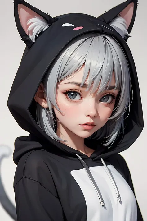 (masterpiece, best quality), 1girl, Light green Layered Pixie Cut, <lora:Concept_Pajamas:0.8> PajamAnimal, animal ears, grey hair, cat ears, hood, hoodie, animal hood, animal costume, cat hood, cat costume, pajamas, cat tail, animal ears, grey hair, dog ears, hood, hoodie, animal hood, animal costume,