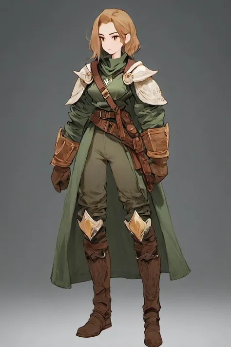 <lora:FFTJobs XL:1.25> female ranger, full body, game art style, (masterpiece), best quality, highres, 4k, 8k, Detailed Illustration, intricate detail, cinematic lighting, amazing quality, 1girl, fit female, amazing shading, soft lighting, facing camera, perfect eyes
