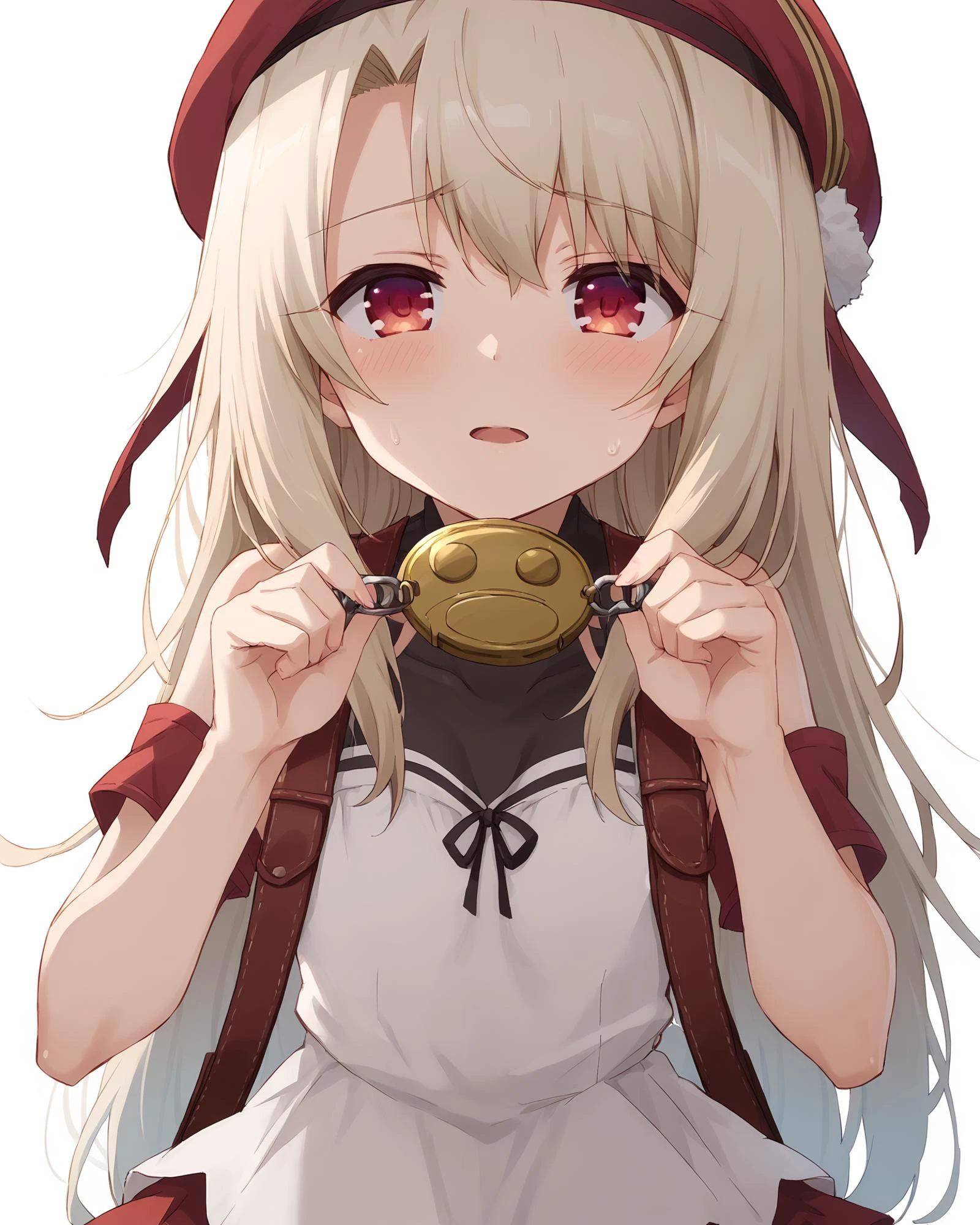 score_9,score_8_up,score_7_up,score_6_up,score_5_up,score_4_up,anime BREAK 1girl,
<lora:illya.pony:0.6>,illya,white hair, red eyes, long hair,wide hips,shiny oiled skin,
BREAK (Short girl,dwarf girl,) flat chest,
BREAK nsfw,adult,uncensored,<lora:Expressive_H:0.3>,Expressiveh,
BREAK <lora:crimepreventionbuzzer_Pony_v1:0.8>crime prevention buzzer, holding,hands up,
BREAK randoseru, backpack,
kids' clothes,Children's clothes,
solo,solo focus,
BREAK full face blush,embarrassed,raised eyebrows,half-closed eyes,
from below, looking down,full body,
looking at viewer,
BREAK ((white background,simple background)),
light on face, depth of field,blurry background,Detailed Background,
BREAK source_anime,zPDXL,zPDXLxxx,<lora:flat_sdxl:-0.5> <lora:xl_more_art-full_v1:0.5> <lora:add-detail-xl:0.5> <lora:sdxl_lightning_8step:1>