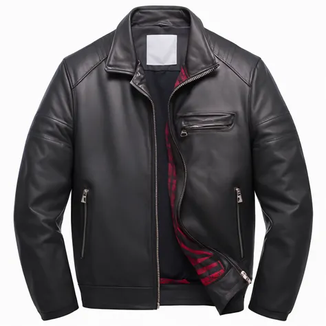 best quality, masterpiece, no human, leather jackets, simple background <lora:Atlas-09:1>