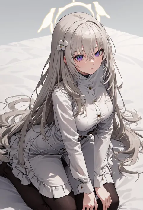 (safe:1.10), best quality, masterpiece, highres, solo, (sakurako_bluearchive:1.10), kneeling, kneeling on one knee, on one knee, cowboy shot, looking at viewer, 31 <lora:sakurako_bluearchive:0.80>
