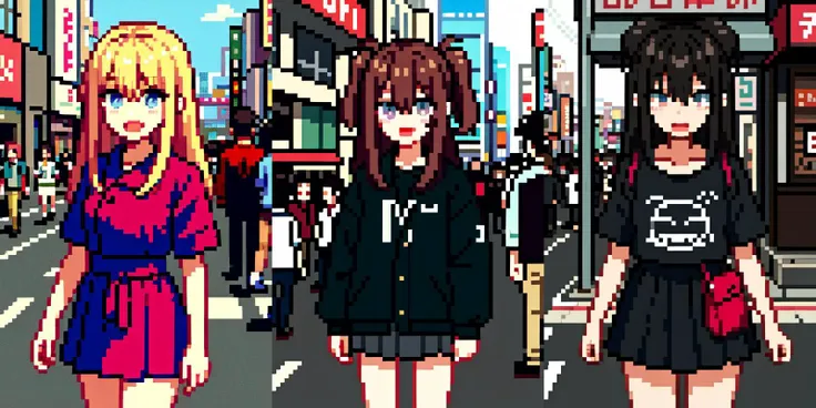 highly insanely detailed, masterpiece, top quality, best quality, highres, 4k, 8k, RAW photo, (very aesthetic, beautiful and aesthetic), <lora:wavymouth_type7_v100:1>, 
1girl, solo, 
BREAK
(wearing harajuku-style coordinate), 
surprized, open mouth, 
standing, cowboy shot, looking at viewer, 
BREAK
in harajuku, shibuya, tokyo, street, crowd, cityscape, 
BREAK
hair between eyes, 
pulled_up_shirt, 
long-shot ruinsâââ