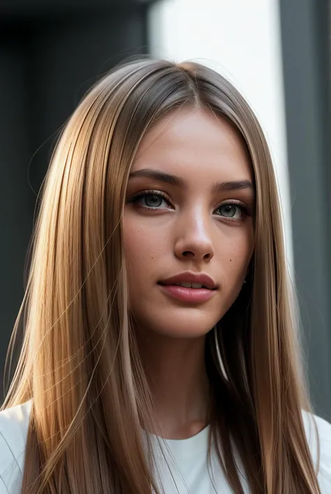 photo of beautiful (EPSylw14But0r:0.99), a woman with perfect hair, (Long Sleek Straight Hairstyle), wearing (yellow my/cosytops :1.1), (plain white tt-location :1.1), modelshoot style, (extremely detailed CG unity 8k wallpaper), professional majestic photography, (smile), ((upper body)), (camera), 24mm, exposure blend, hdr, faded, extremely intricate, High (Detail:1.1), Sharp focus, dramatic, soft cinematic light, (upper body), (looking at viewer), (detailed pupils), absurdres, 24mm, 4k textures, soft cinematic light, adobe lightroom, photolab, hdr, intricate, elegant, highly detailed, sharp focus, ((((cinematic look)))), soothing tones, insane details, intricate details, hyperdetailed, low contrast, soft cinematic light, exposure blend, hdr, faded, now, ("I've got a bad feeling about this.":1.1)