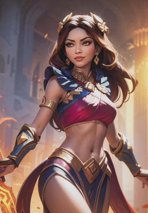<lora:smite_pele:0.8>, smite_pele, smirk, (gorgeous, beautiful, enchanting:1.3)