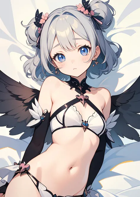 (Super detailed、Ultra-high resolution、Detailed Background)、((Flat Color))、((colorful))、((浮かぶcolorfulな水))、1 female college student、break、body paint、Pop tattoo on chest、Pop tattoo on belly、Feminine beauty、Warm body type、Large chest、Sexy Random Pose、Angle view from below、
(short hair、Silver Hair、hair ornaments)、(micro mini dress、choker、Sexy uniform showing the underside of the chest)、(((Underboob)))、cameltoe、TWICE's Tzuyu' on pause、I can see her panties、smile
