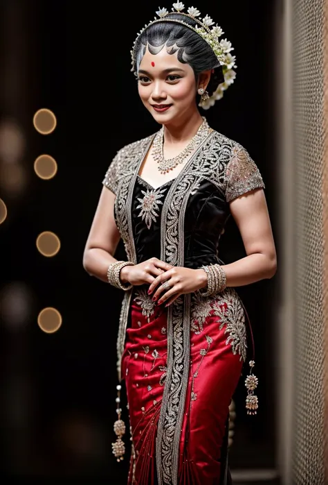 Javanese Traditional Women's Wedding Dress (Indonesia)