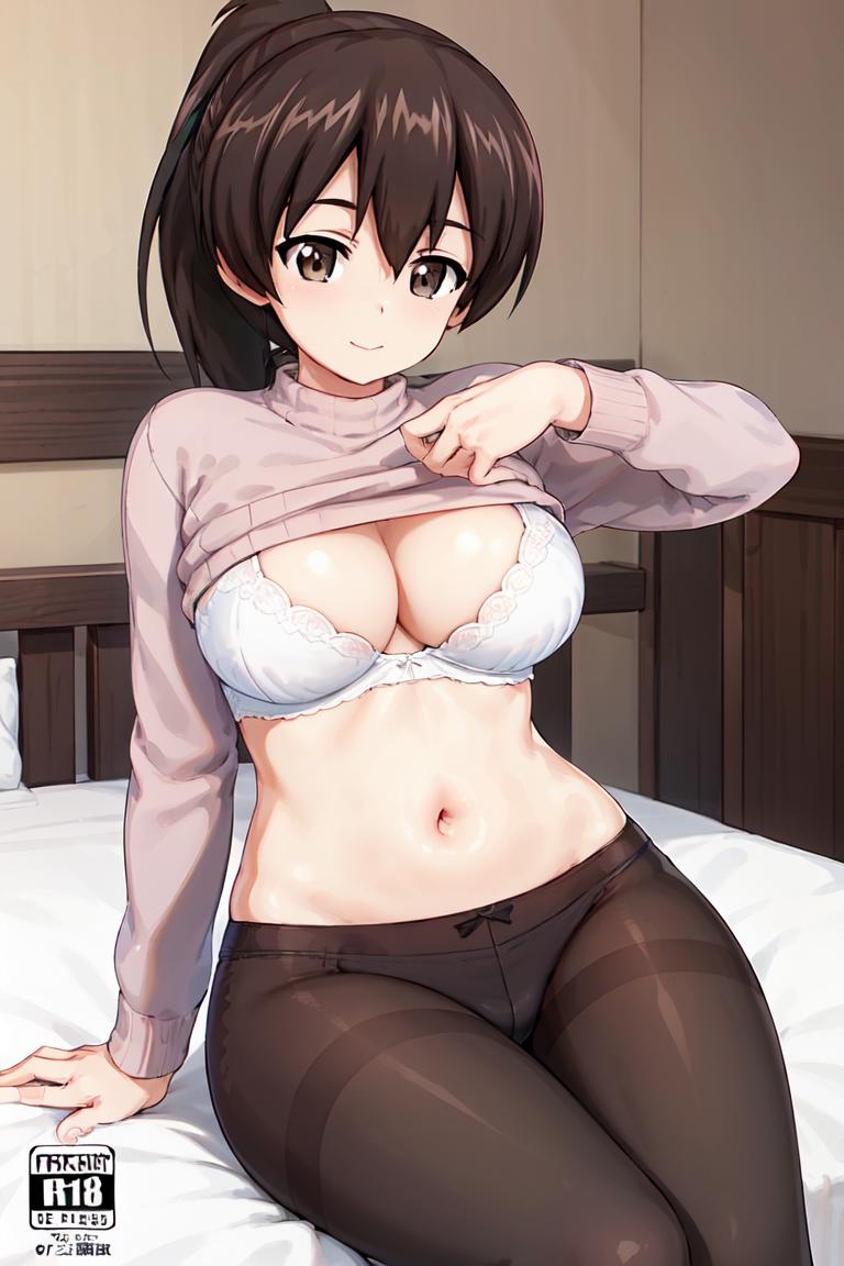 Girls und Panzer Koyama Yuzu Without Uniform v1.0