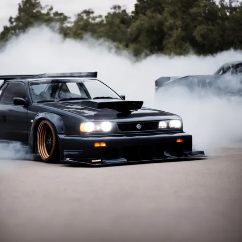 textless, ChristianBale Drift Spec Nissan Skyline R32 GTR, work wheels