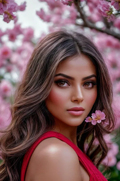perfect cinematic shoot of a beautiful woman (EPUrv4sh1R4ut3l4:.99), a woman standing in a (interesting field of flowers), perfect hair, wearing sexy (Pastel Red  jammers :1.2), (people in background:1.1), (detailed background:1.1), (face focus), modelshoot style, (extremely detailed CG unity 8k wallpaper), professional majestic (photography by Bruce Weber:1.1), 24mm, exposure blend, hdr, extremely intricate, High (Detail:1.1), dramatic, soft cinematic light, (looking at viewer), (detailed atmosphere), 8k, highly detailed, rich environment, 4k textures, soft cinematic light, elegant, ((((cinematic look)))), soothing tones, insane details, hyperdetailed,  ("Dreams into reality with SDKoh!":1.1), (epiCPhoto)