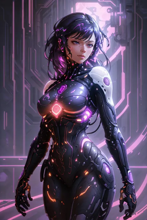 glowing purple, <lora:Glowing-Purple-V1:1>, oil on matte canvas, sharp details, the expanse scifi spacescape ceres colony, intricate, highly detailed, digital painting, rich color, smooth, sharp focus, illustration, Unreal Engine 5, 8K, art by artgerm and greg rutkowski and alphonse mucha