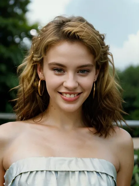 a young [pale:.1] woman, at work, upper body, close up, [smiling], ((candid, amateur)), raw, 8k, uhd, fujifulm xt3, masterpiece, <lora:abbeyHoes:1>