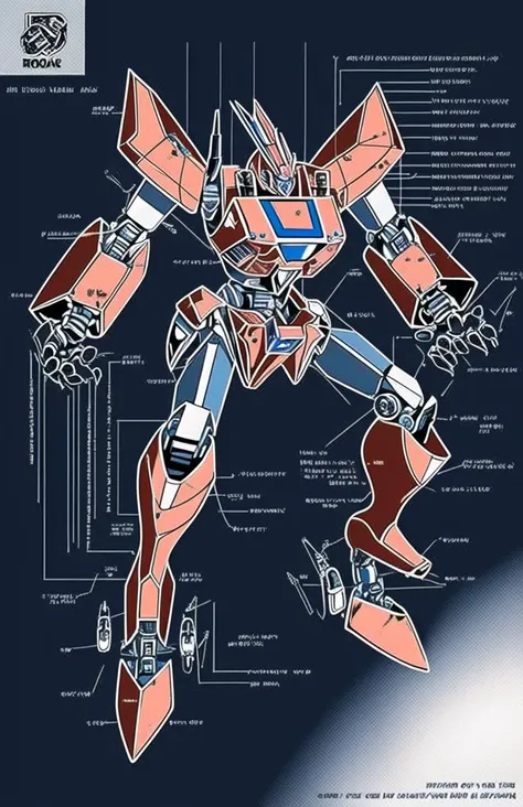 <lora:yushuang:1> blueprint of a robotic fighting machine