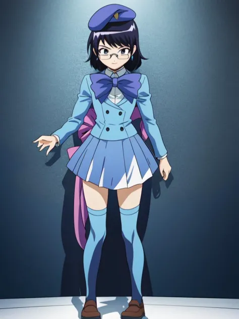 (far too much detailed, far too high detailed, far too many intricate details, far too high intricate detailed, far too high overall quality, far too high quality,) (official style, style parody)    <lora:Zettai Karen Children_all:1>nogami aoi, solo, full body