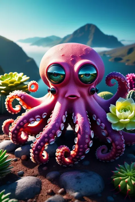(Hyperreal:1.4),
(((full body shot:1.5))), raw, emotional, dynamic, distortion for emotional effect, vibrant, use of unusual colors, cute cinematography, (realistic, photo realistic:1.4),
Machine-operated Octopus, Blooming Cacti, Electric Cars, Misty Highlands, Global Network Operation Center, High quality shadow, Ray tracing,
<lora:DetailedEyes_xl_bdsqlsz_V1:0.5> detailed eyes, detailed face, detailed skin,
<lora:lora-sdxl-perfect-eyes:0.25> perfecteyes
