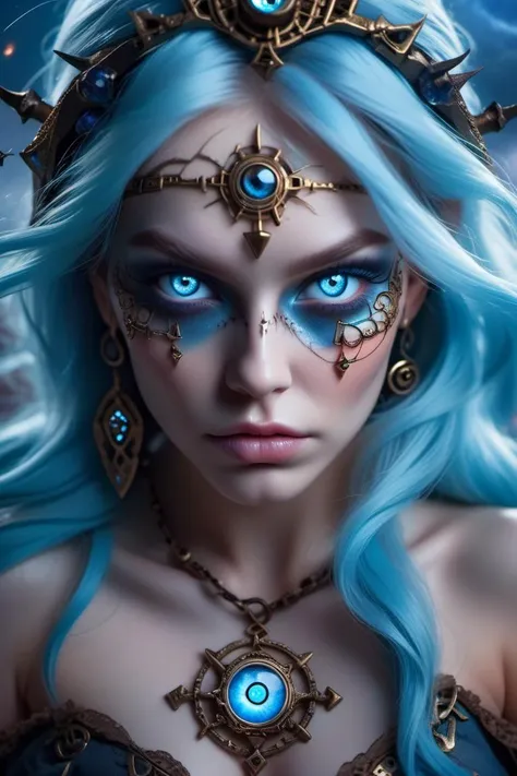 (Hyperreal:1.4),
(((full body shot:1.5))), raw, emotional, dynamic, distortion for emotional effect, vibrant, use of unusual colors, cute cinematography, (realistic, photo realistic:1.4),
genie with alluring promise  in crackling thunder in a tempestuous storm vampires boudoir with velvet seduction, broken fingers, scent of roses, paralyzing fear , a chthonic lich, its skeletal face adorned with arcane symbols, glowing blue eyes piercing the eternal darkness,
<lora:DetailedEyes_xl_bdsqlsz_V1:0.5> detailed eyes, detailed face, detailed skin,