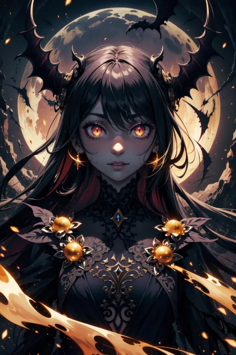 (intricate details), (****), eldritch, (nightmare), tan, (white:1.2), (black:0.9), insane, horror \(theme\), glow, glowing eyes, (sparkly:0.9 gold)