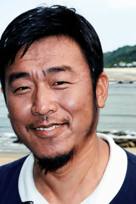 photo of a (men),serious look,fierce look,standing at (beach), portrait photo,Plaid shirt, full body, (closeup:1.2),On the drink
<lora:chengkuian:1>