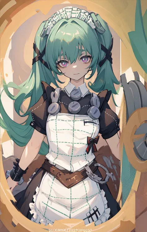 (best quality:1.3),(masterpiece:1.3),(illustration:1.3),(ultra-detailed:1.3),(imid shot:0.9),
1girl,<lora:dongxuelianv5:0.65>,solo,,very young,upper body,short neck,small breasts,
from side,from below,close-up,
purple eyes,jewel-like eyes,extremely detailed eyes,extremely detailed face,(seductive smile:0.8),(open mouth:0.3),
filthy stream, murky water, garbage floating, rotting stench, haunting melody, scattered syringes, polluted mystery, abandoned tranquility, forgotten path, pebbled riverbed , twintails, maid,green hair,