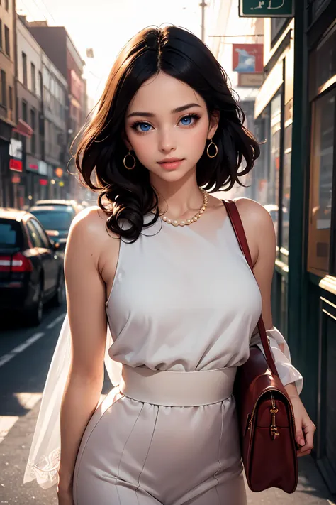 (ultra realistic,32k, masterpiece:1.2),(high detailed skin:1.1),( high quality:1.1),
nsfw,
golden age, robust, european, deep blue eyes, curled ears, angular nose, square chin, bridal makeup , light black (soft black) braids hair, laugh,,
wearing Bag: A structured box purse in pastel pink with a pearl handle.,
(looking at viewer, Bend forward, crossed legs:1.1),
stanchion
cheerful and lively,
hyperrealism,
blurred desaturated bokeh background,
soothing tones,
muted colors,
high contrast,
natural skin texture,
soft light,
sharp,
artistic photoshoot,
<lora:crown_braid-1.0:0.8>