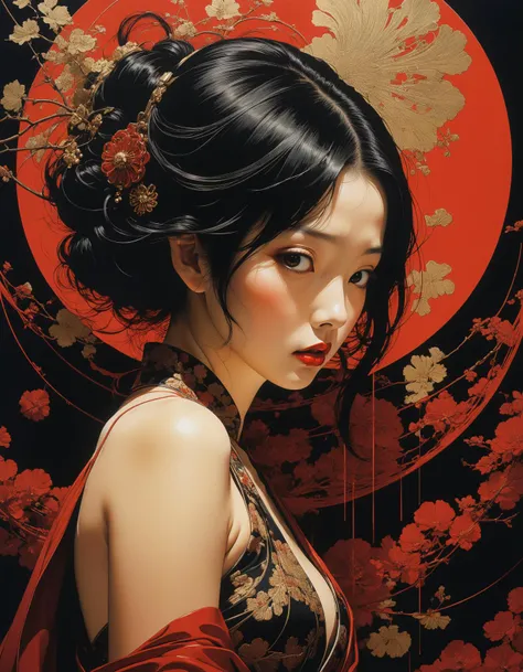 professional photograph of a disastrous and mysterious movie still by Satoshi Kon and Bo Chen and richard avedon , bold lines, hyper detailed, dark limited palette, dramatic lighting, (intricate details, masterpiece, best quality:1.4),
<lora:add-detail-xl:1> <lora:xl_more_art-full_v1:0.5>