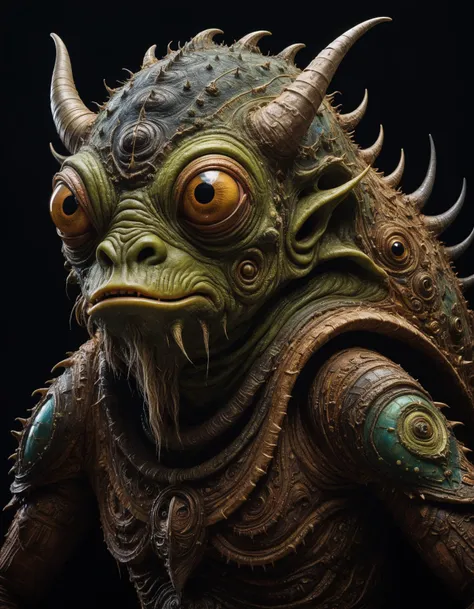 professional photograph of a nippy and otherworldly monstrous creature  by  Dom Qwek and George Lucas and walker evans , bold lines, hyper detailed, dark limited palette, dramatic lighting,  (intricate details, masterpiece, best quality:1.4),
<lora:add-detail-xl:1> <lora:xl_more_art-full_v1:0.5>