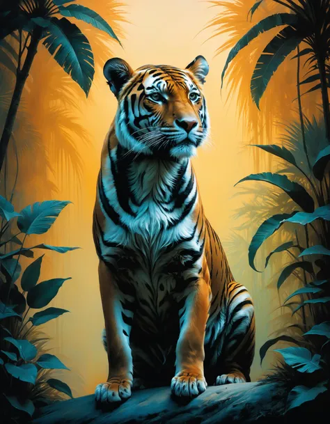 professional photograph of a pastel and wild animal by Marc Simonetti and Ed Freeman and helmut newton , bold lines, hyper detailed, dark limited palette, dramatic lighting, (intricate details, masterpiece, best quality:1.4),
<lora:add-detail-xl:1> <lora:xl_more_art-full_v1:0.5>