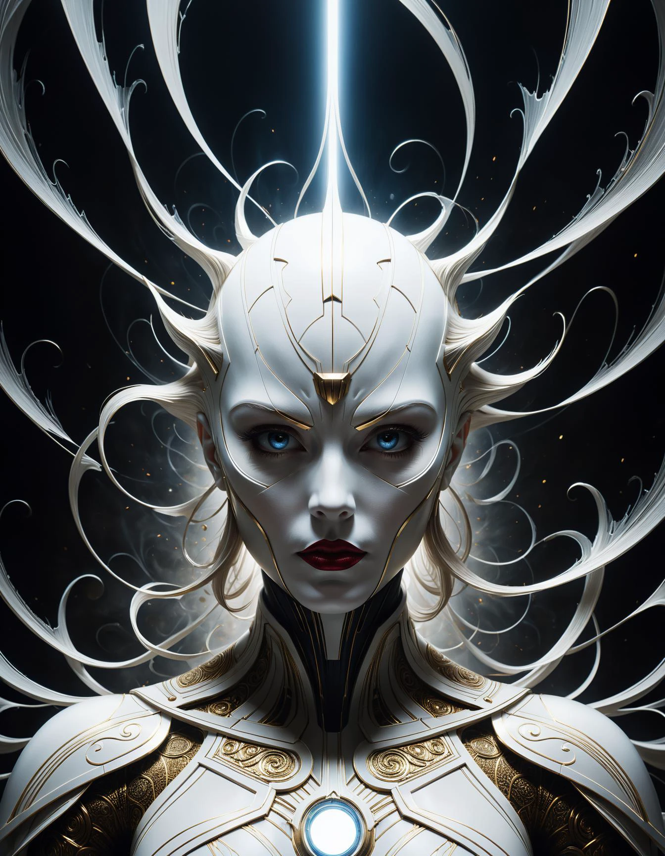 by Marvel and Anton Semenov, (fleeting , white , masterful:1.4), poster art, bold lines, hyper detailed, expressive, award winning, (movie still:1.4), (intricate details, masterpiece, best quality:1.4),
looking at viewer, dynamic pose, wide angle view, dark limited palette, dramatic lighting,
<lora:add-detail-xl:0.5> <lora:xl_more_art-full_v1:0.5> <lora:looking_at_viewer:2> <lora:SDXLFaeTastic2400:0.4>