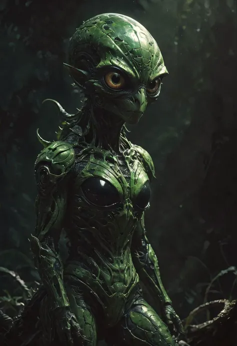 cinematic dark photo of a terrifying alien the looks like a owl/lizard (low key lighting:1.2), (shadows:1.6),
<lora:Action-sdxl-V0.5:1> in a zdyna_pose, dutch angle,
<lora:xl_more_art-full_v1:0.75> ,
<lora:zavy-cntrst-sdxl:1.3>dark, chiaroscuro, (low-key:1.2)