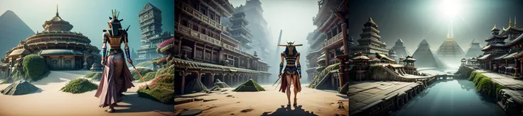 (otherworldly, otherworldly atmosphere, otherworldly appearance), highly insanely detailed, masterpiece, top quality, best quality, highres, 4k, 8k, RAW photo, ((ancient egyptian theme:1.2)), Hong Kong structure, structure, 
(mystical theme), mystical gatmosphere, arcane sanctuaries, otherwordly aura, 
(long_hair, long hair, random colors hair, glowing hair, hair over one eye, long messy hair), 
(eyelashes, eyeliner, eyeshadow, eyelashes, long eyelashes), 
collar, earrings, jewelry, necklace, armlet, 
tentacle, (underwater), nsfw, 
Homestay, Resort, (Guest House:1.1), 
building, structure, swirling energy, 
action pose, 
drunk, 
high-heels, 
reflection, reflective floor, 
shawl, 
abandoned building, shopping mall, overgrown with vegetation, [volumetric fog], cinematic lighting, colorful, colourful, 
belly bottom, erotic lingerie, gentle, innocent, 
((dune)), steep, sandhills, 
<lora:JapaneseKatana:1>, (JapaneseKatana:0.8) (huge robot walking in tokyo:1.2), (fantasy world)