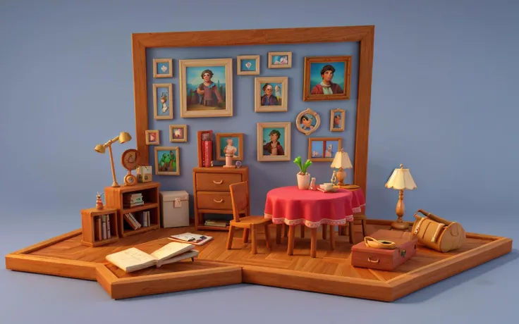 masterpiece, best quality,3d,scene