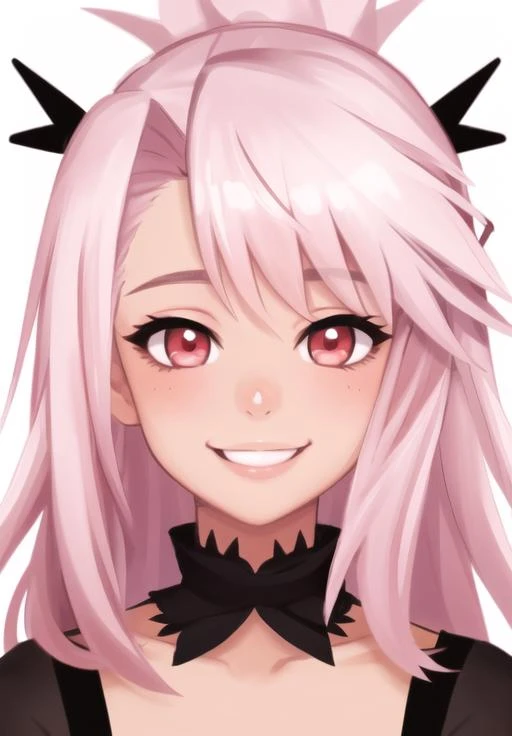 <lora:chloe_von_einzbern:0.8>, chloe_von_einzbern, smile, portrait,