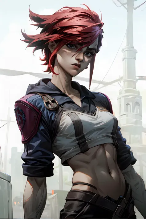 best quality, masterpiece, 4k, <lora:add_detail:1>, <lora:GoodHands-vanilla:1>, v1101, <lora:vi-06:1>, crop top