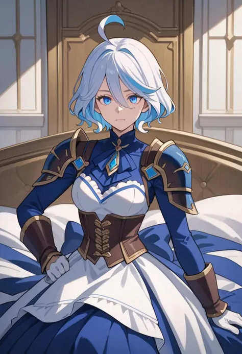 score_9, score_8_superior, score_7_superior, sauce_anime,
shadowbeta, beta, short hair, blue eyes, Braiding, Grey Hair, smile,
gloves, Cleavage, armor, Clothing cutouts, Cleavage cutout,
indoor, bed, bed room, behind, arm ssuperiorport, arms superior,Masturbation