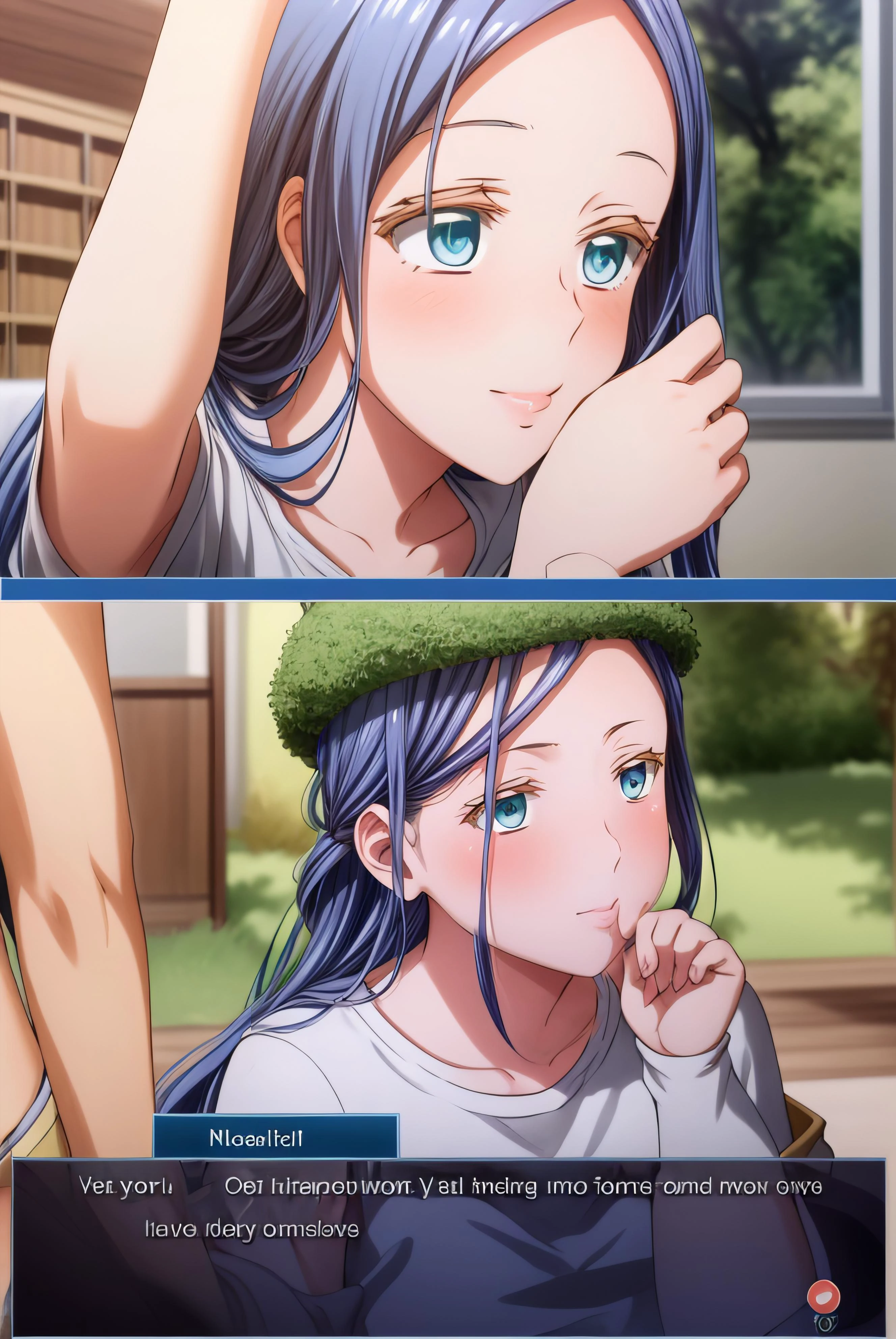 (extremely detailed CG unity 8k wallpaper),(ultra-detailed),masterpiece,best quality, <lora:carol:0.8> carol, smile face, <lora:VisualNovelLORA:0.8> Visual Novel, dialogue box, text, game, user interface,
<lora:add_detail:1>,