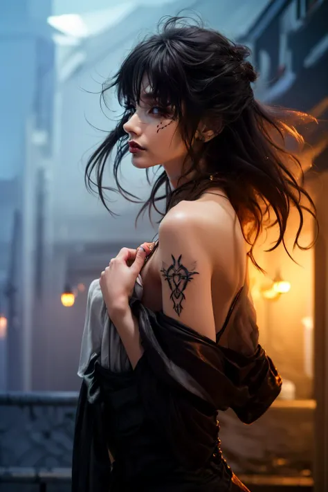 <lora:frd:1> perfect, beautiful, frd_woman <lora:br_max-000014:0.7> 1girl, beautiful woman solo, long hair, lips
((Masterpiece)), (high resolution:1.2), (beautiful composition), goth
(gothic tattoos), hetero, (very sexy:1)
(photography:1.1), (realistic:1), (photorealistic:1.1),( volumetric lighting:1.1), dynamic lighting, real shadows, atmospheric, (highres:1.1), Sharp focus, contrasting colors, (hyperrealistic:1.1), Intricate, High Detail, dramatic, big depth of field, Vivid, polished, (Full Sharp) (extremely absurdres) (wind, windy:1.1), anatomically correct hand, ideal hands, (candid shot)
very sexy, intricate detail, , real skin texture, dynamic lighting, volumetric lighting, real shadows, polished, <lora:breastsizeslideroffset:-0.3> <lora:eyelashes_slider_v3:1.2> <lora:more_details:0.5> <lora:GoodHands-beta2:1> <lora:epi_noiseoffset2:0.9> <lora:weight_slider_v2:-0.8> <lora:ClothingAdjuster3:0.3> nsfw uncensored