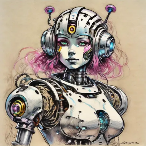 drawix11 robo girl<lora:drawix11:1>