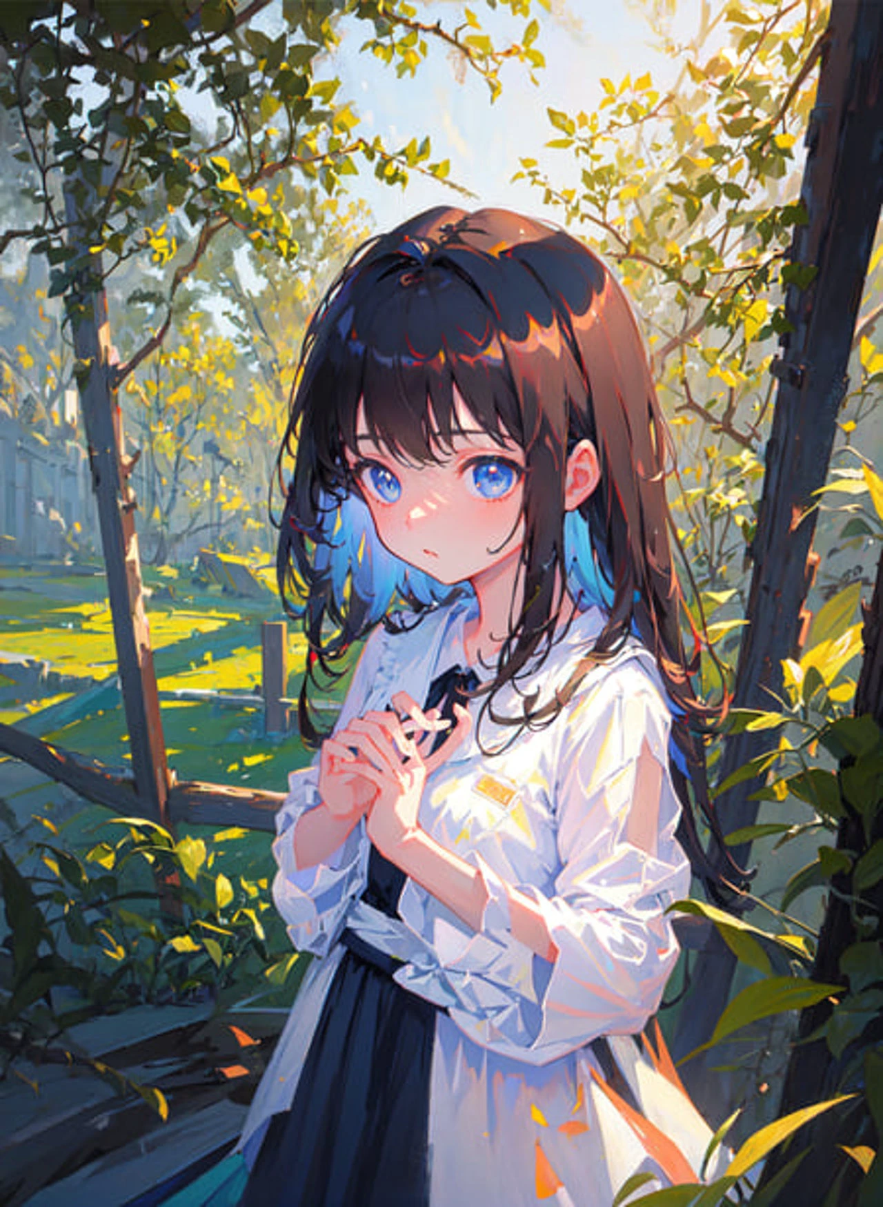 (masterpiece,best quality:1.4),ultra-detailed,illustration,
(solo,1girl,li:1.2),
Bright, Outdoor, Rural,