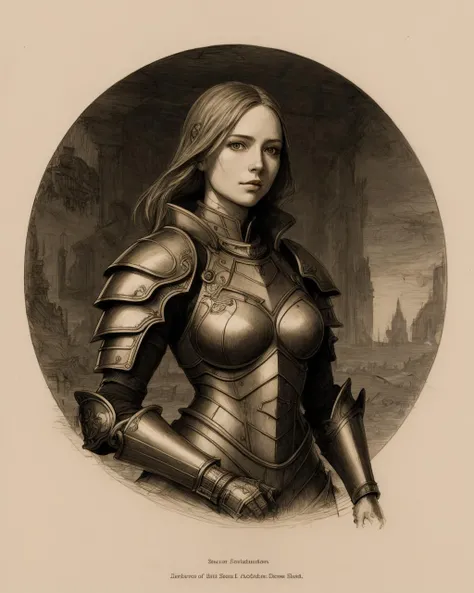 best quality,masterpiece,highly detailed,ultra-detailed, ,<lora:neg4all_bdsqlsz_V3.5:-1> 1girl, fantasy novel illustration sketch, upper body, (Coat of plates),An armor made of armor made of overlapping metal plates
<lora:DaVinci_sketchbook:1.5>