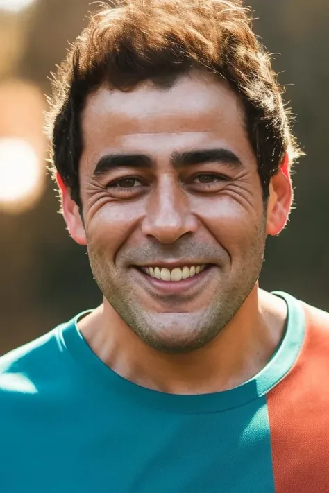 <lora:mondongo_PabloChiapella:1> mndngmn, perfect smile, A stunning intricate full color portrait of a man, epic character composition, by ilya kuvshinov, alessio albi, nina masic, sharp focus, natural lighting, subsurface scattering, f2, 35mm, film grain