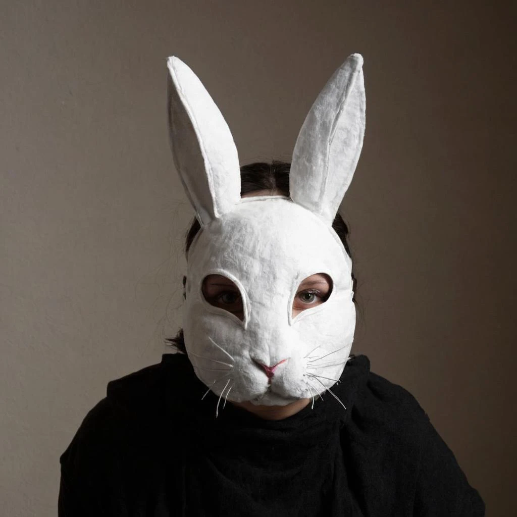 <lora:SDXL_Mask_Sa_May:1> mask, a person in a bunny mask