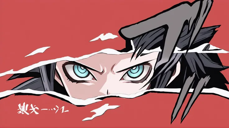 <lora:Super_Saiyan_4_Caulifla_Pony:0.8> Super Saiyan 4 Caulifla, 1girl, long black hair, body fur, red fur, monkey tail, <lora:PersonaCutIn_XLPD_V2:0.8> incrspersonacutinxl, close-up, simple background, Persona 5 cut-in, Persona 5, japanese writing, Hiragana, score 9, score 8 up, score 7 up, score 6 up, score 5 up, score 4 up, BREAK,