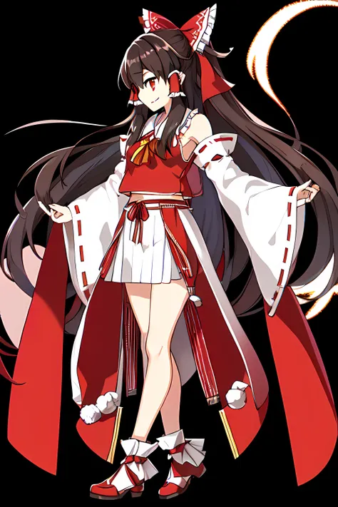 solo, solo focus, hakurei reimu, smile
fgo sprite, full body, standing, black background, simple background, looking afar,
<lora:fgo_sprite_lora:1>