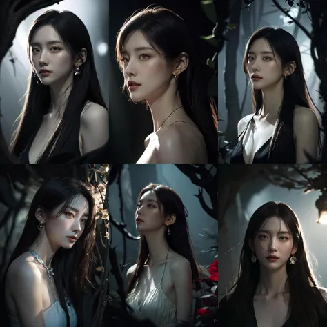 (otherworldly, otherworldly atmosphere, otherworldly appearance), highly insanely detailed, masterpiece, top quality, best quality, highres, 4k, 8k, RAW photo, Caribbean, dark tunnel,
china street, egyptian,
depth of field, focused, foreshortening,
1girl, long_hair, collar, earrings,
jav, half naked,
photorealistic:1.4, (flower filed), Poetic lens, obscure light and shadow, aestheticism, brooding, emotional depth, supernatural, 1girl, solo, Neck, enchanting elegance, atmospheric depth, naturalistic representations, harmonious composition, parted lips, long straight hair, looking at viewer,
<lora:makina69_parkjihyun_v1.6:0.7>, (fantasy world)