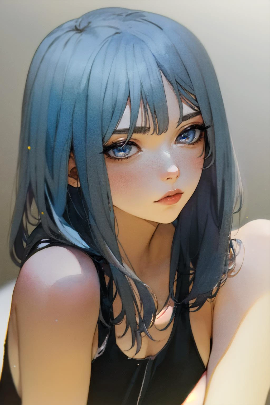 1girl, watercolor \(medium\),